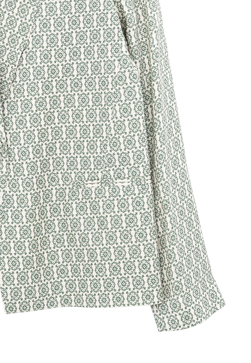IKKS<br>Blazer sob medida, estampa gráfica