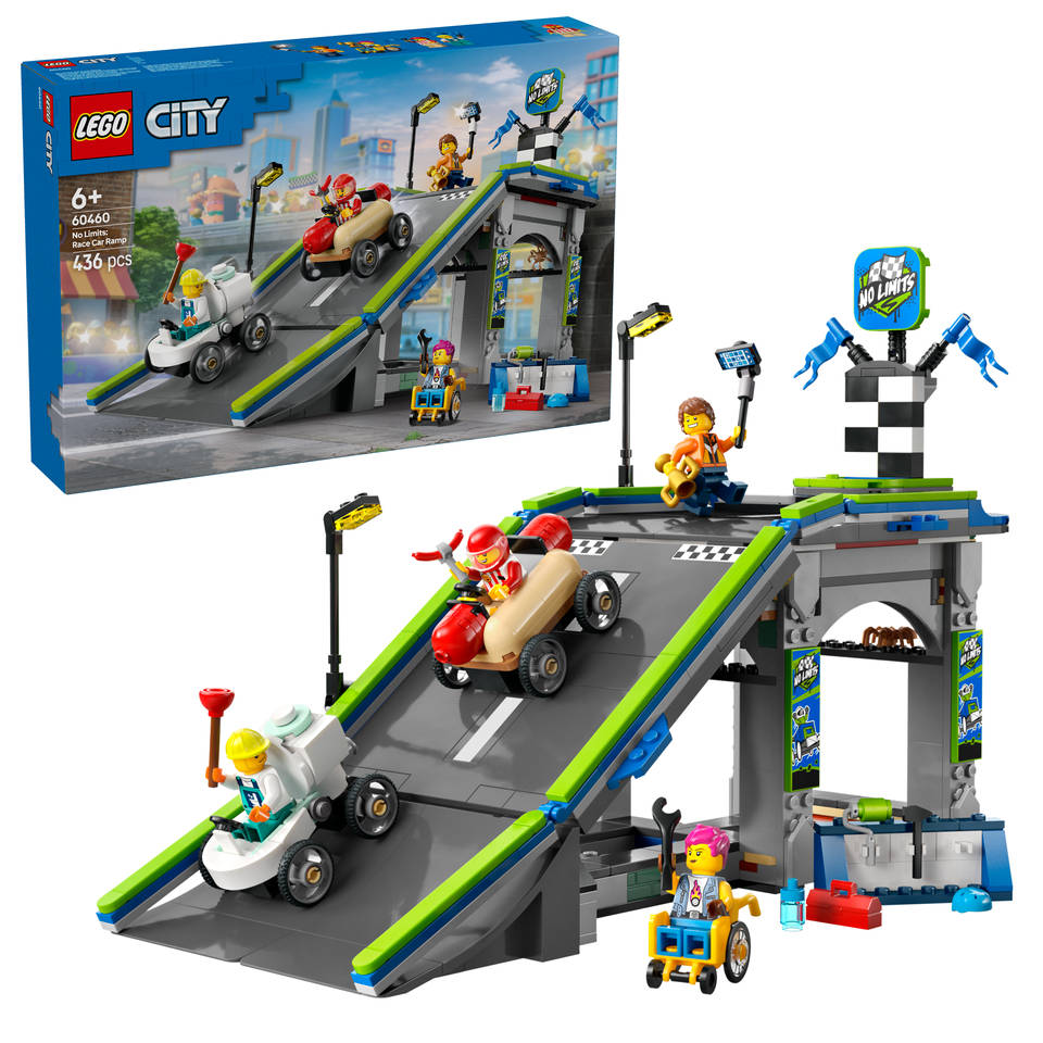 LEGO City snelle schans voor raceauto's 60460