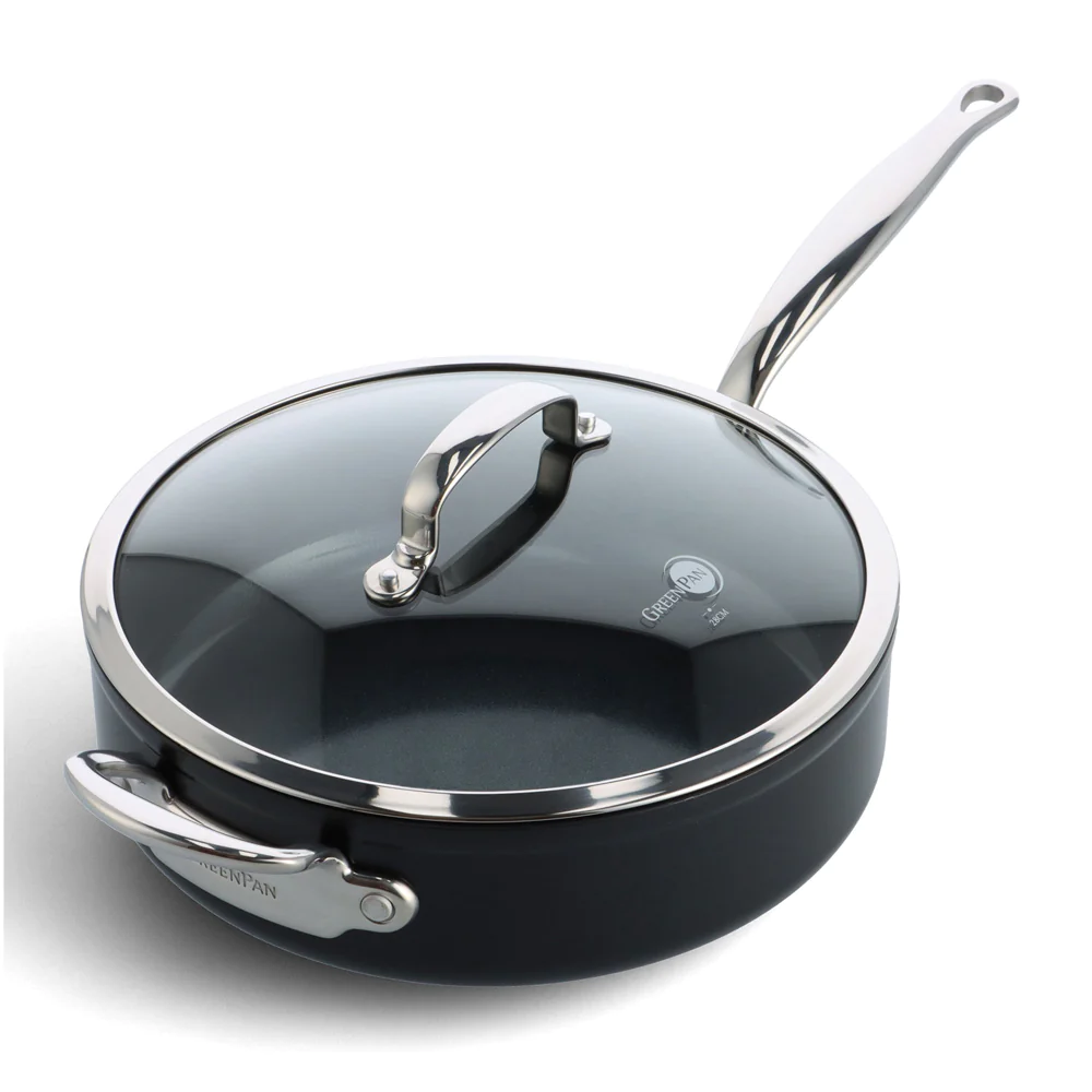 Sauteuse Barcelona pro 28 cm et son couvercle Greenpan