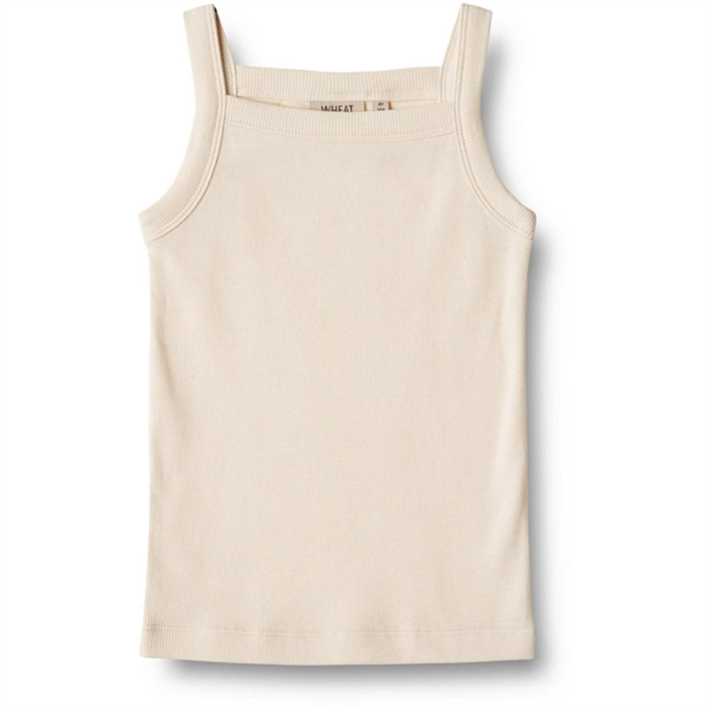 Cream Rib Top Shelly - Wheat → Luksusbaby.dk
