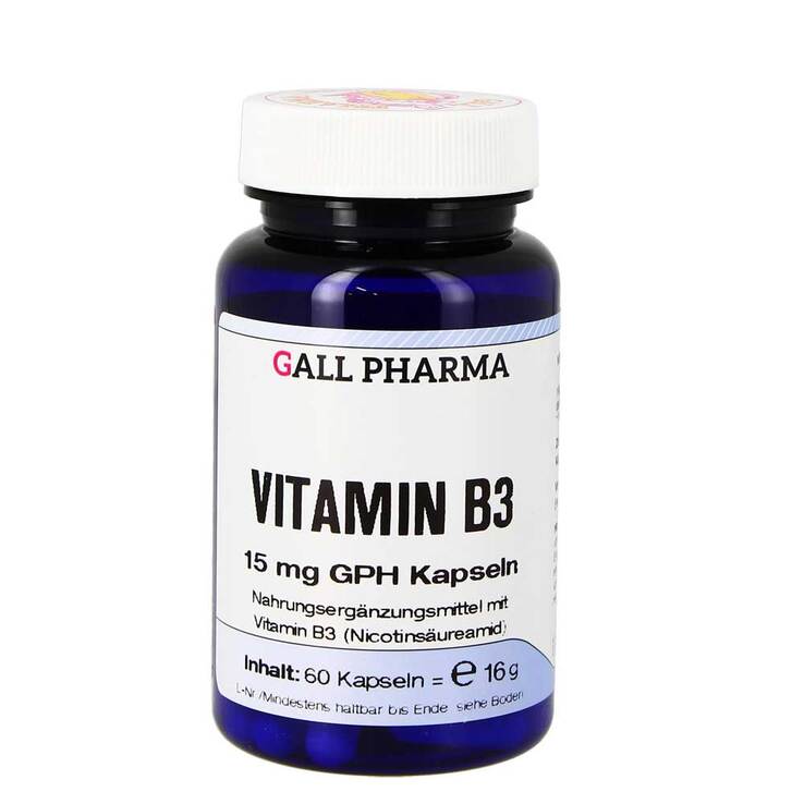 Vitamin B3 15 mg GPH Kapseln, 60 St