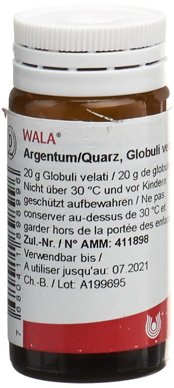 WALA Argentum/Quarz<br>20 g, Flasche, Globuli
