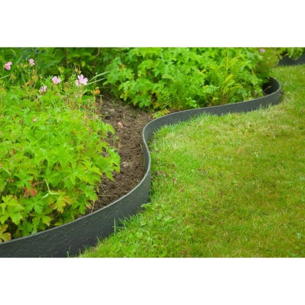 Nature Hagekant 0,12x12 m 5 mm svart