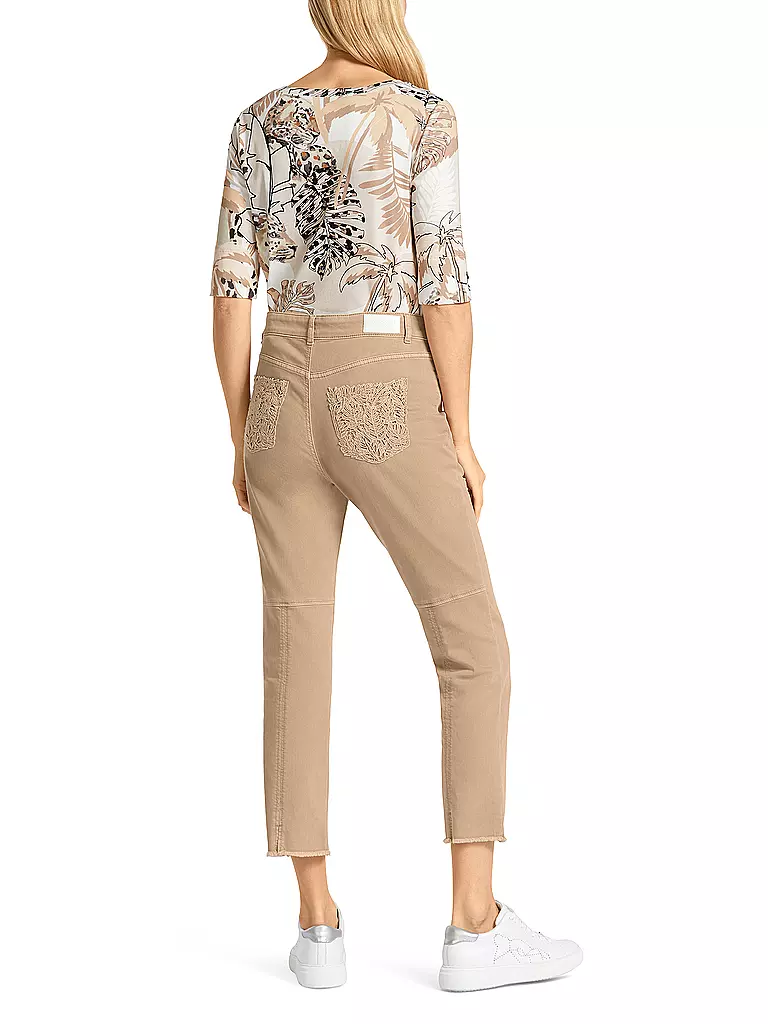 MARC CAIN Jeans Bootcut Fit 7/8 beige