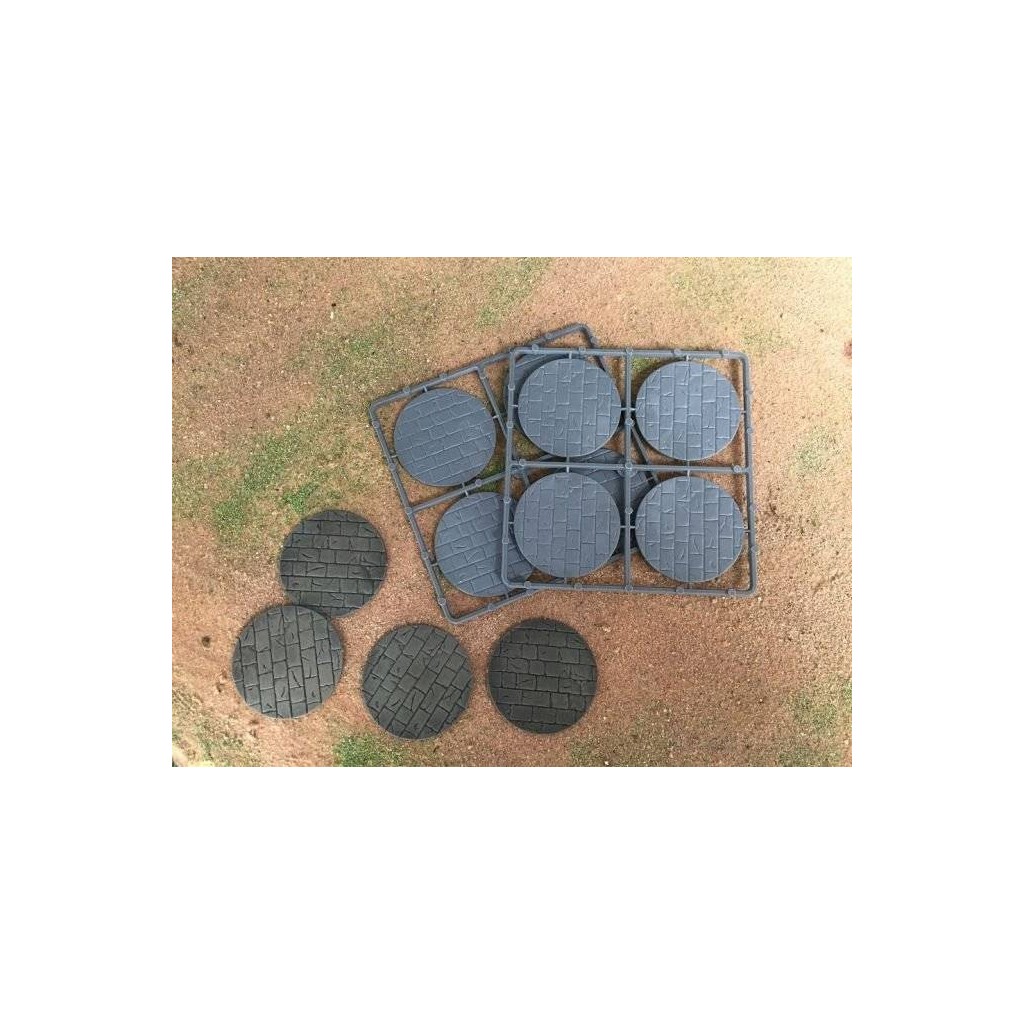 60mm Diameter Paved Effect Bases
