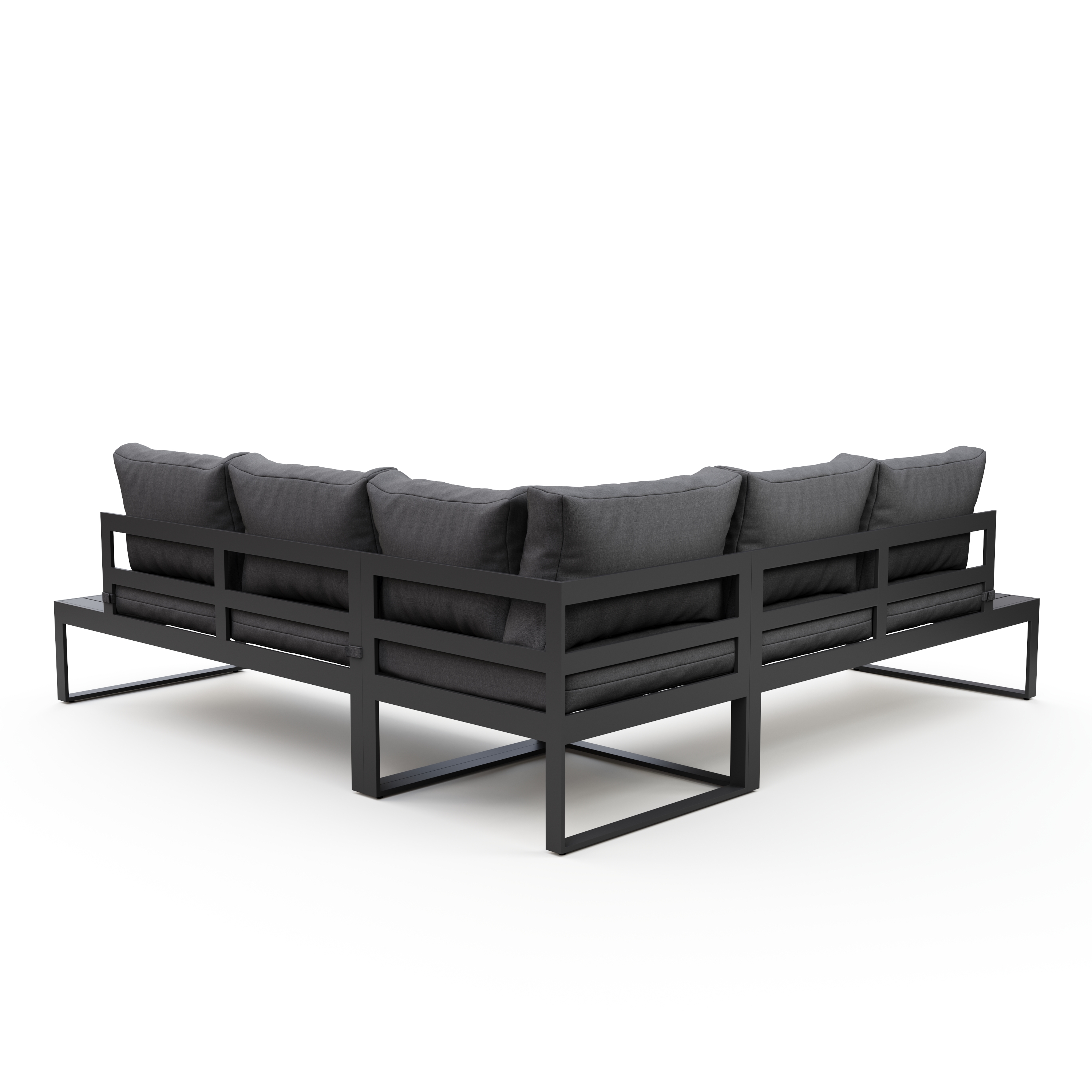 Lounge CAMILA anthrazit/schwarz