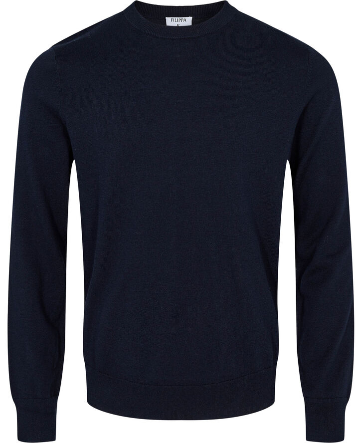 Filippa K Cotton Merino Sweater Navy