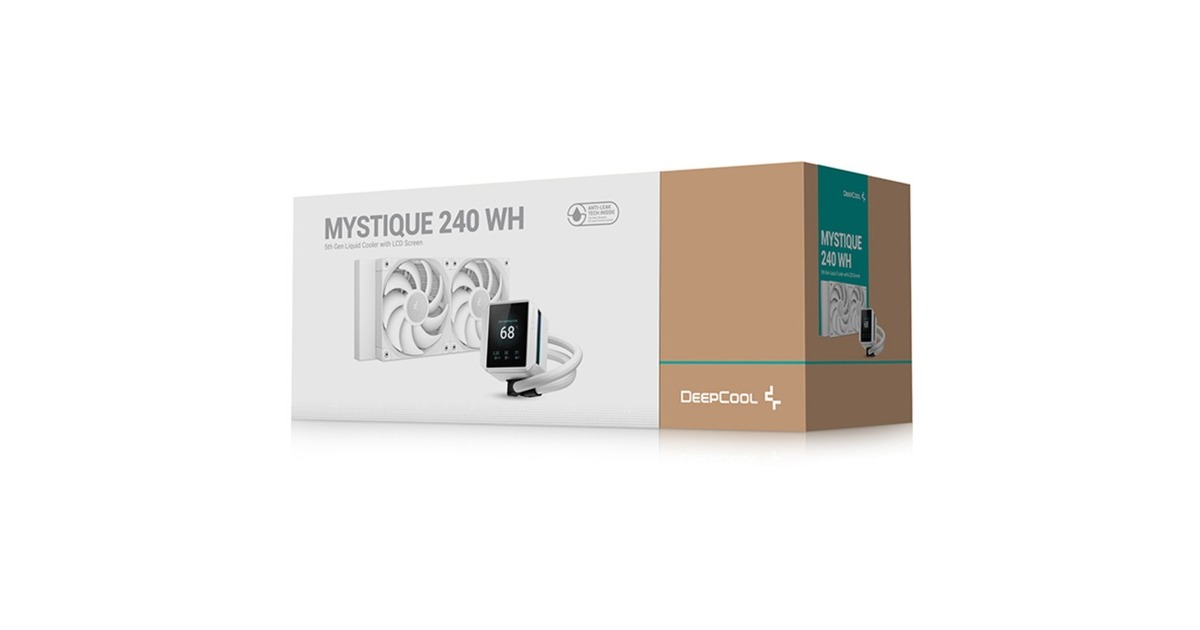 DeepCoolMYSTIQUE 240 waterkoeling  (Wit)