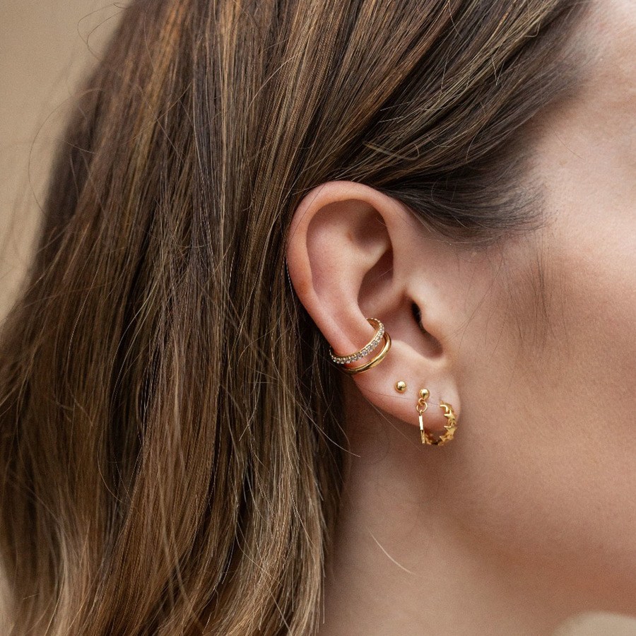 Orelia Jewellery Lightning Drop Stud Ear Party