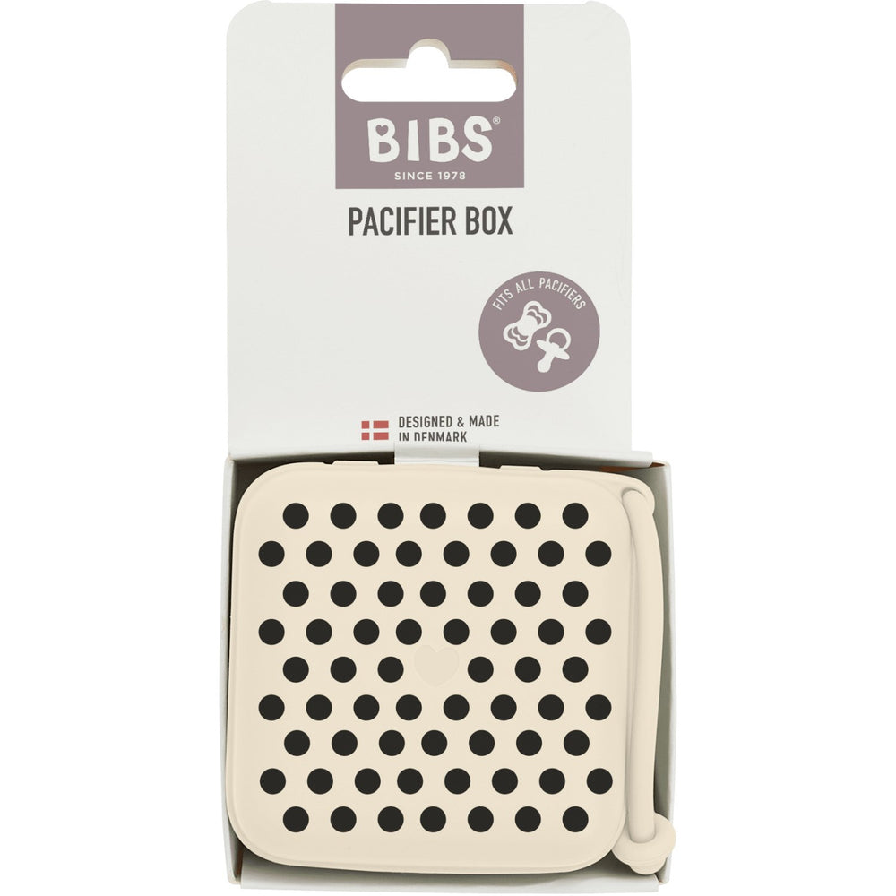 Køb Bibs Ivory Black Studio Sutteboks Polka Ivory Black