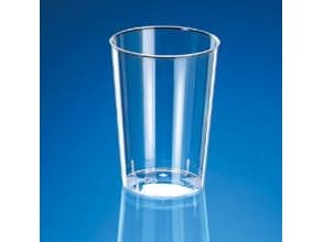 Plastglass 7 cl 60 mm Ø50 mm PS Klar, 45 stk/ps - (45 stk.)