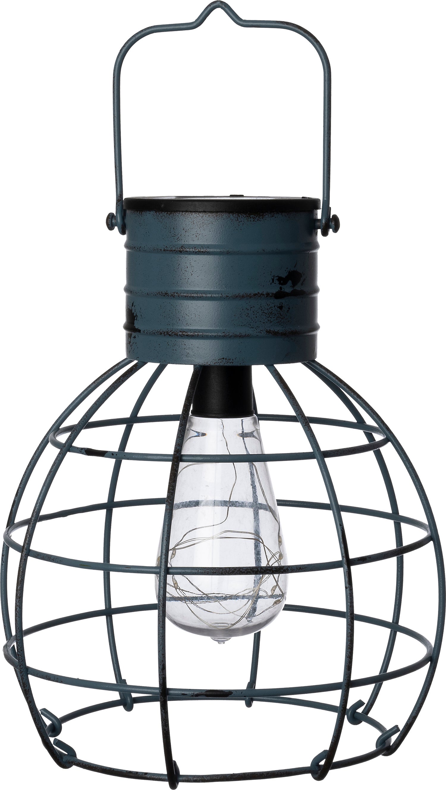Intratuin solar lantaarn Lyon blauw D 20 H 25,5 cm
