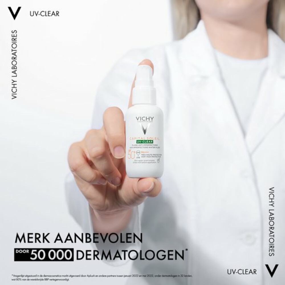 Vichy Capital Soleil UV Clear Anti-onzuiverheden Zonnebrand SPF 50+40 ml