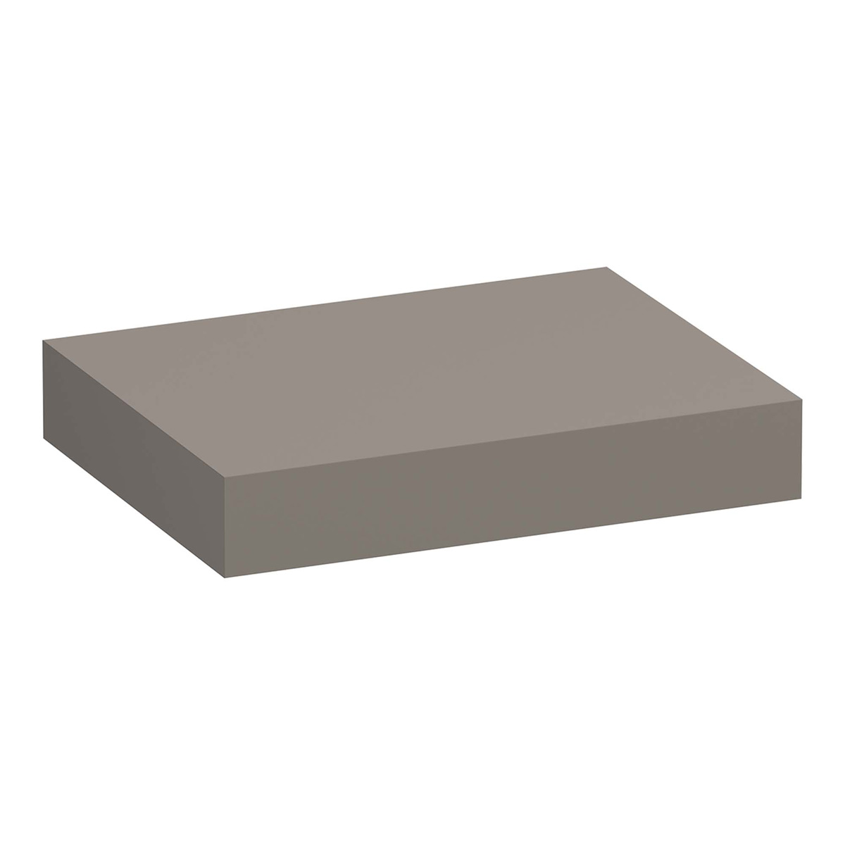Brauer Creek vrijhangend wastafelblad 60cm taupe mat
