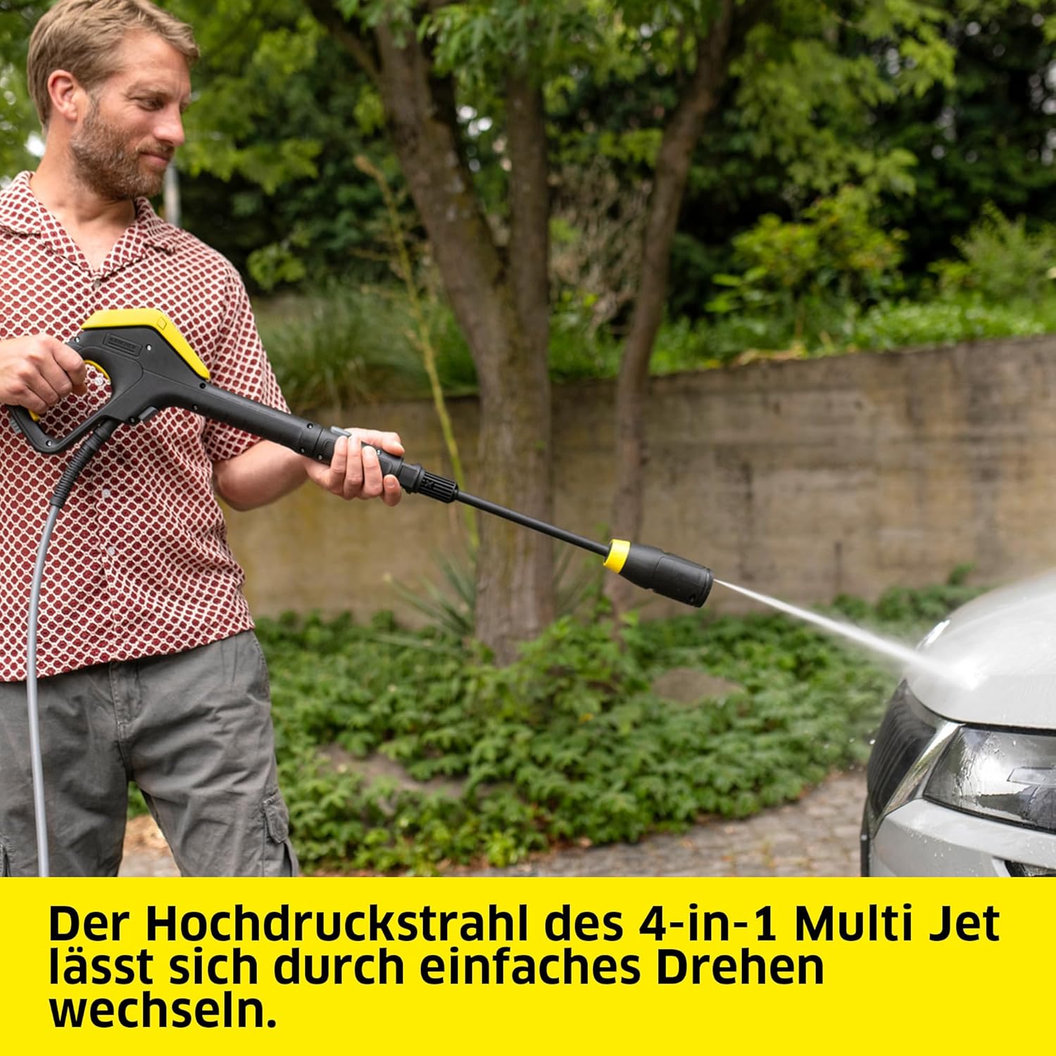 Kärcher Hochdruckreiniger K 7 Comfort Premium Connect Car & Home, max. 180 bar, Fördermenge: 600 l/h, Fläche: 60 m²/h, extra flexibler Hochdruckschlauch, Schlauchtrommel, App-Steuerung, Car & Home Kit