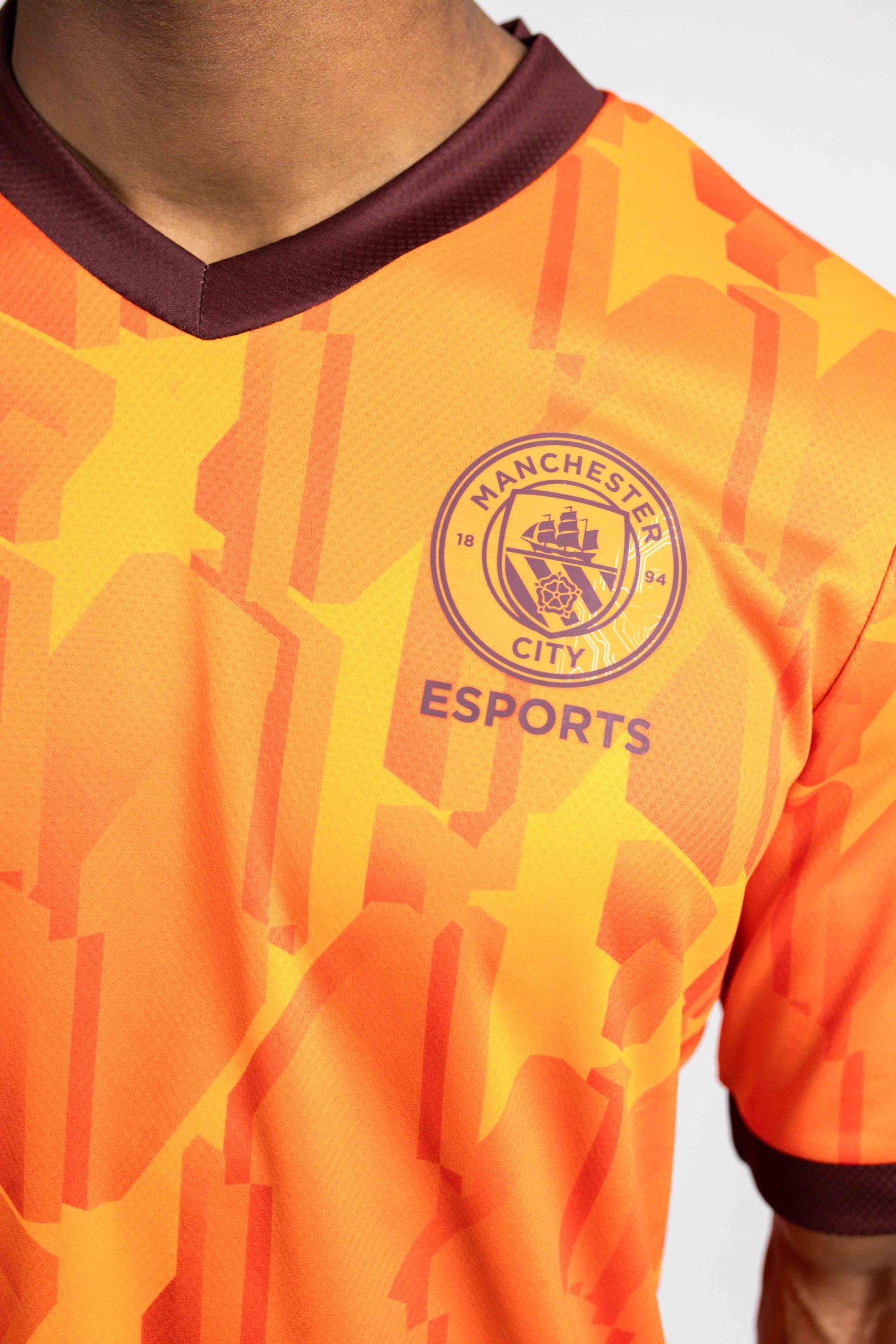 Manchester City E-Sports Trainingsshirt Oranje 2023/2024