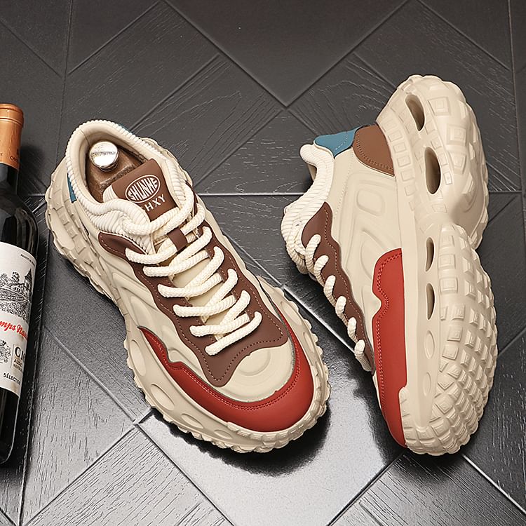 Mr Ozera - Colorblock Platform Sneakers