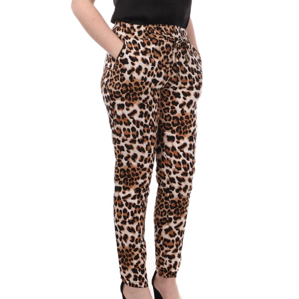 Vero Moda Pantalon Beige Léopard Femme Vero Moda Easy