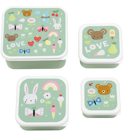 A Little Lovely Company Brotdosen-Set - 4 st. - Joy