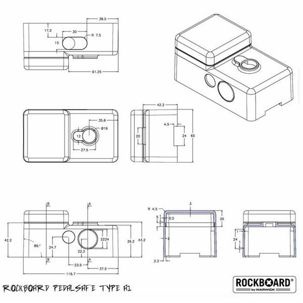 Rockboard Pedalsafe Type A1