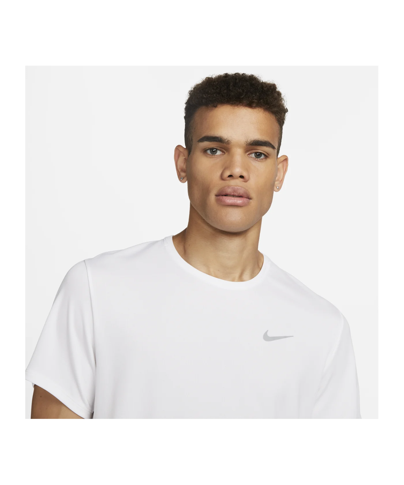 Nike Miler UV T-Shirt Weiss F100