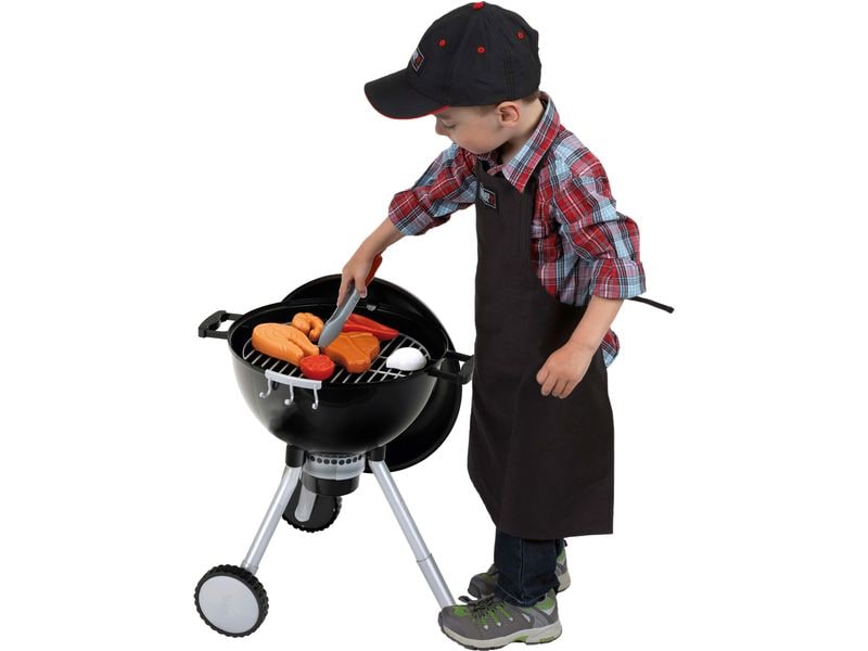 Klein-Toys Weber Kugelgrill Kinder-Grill mit Licht, Sound und zahlreichem Zubehör