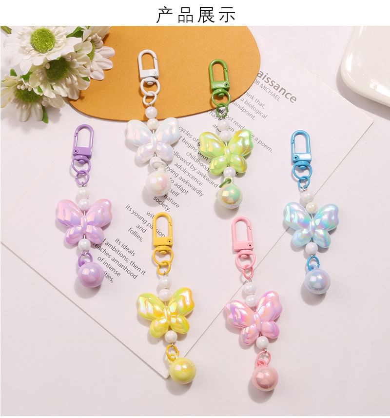 Jenorey - Vlinder Acryl Tashanger Sleutelhanger