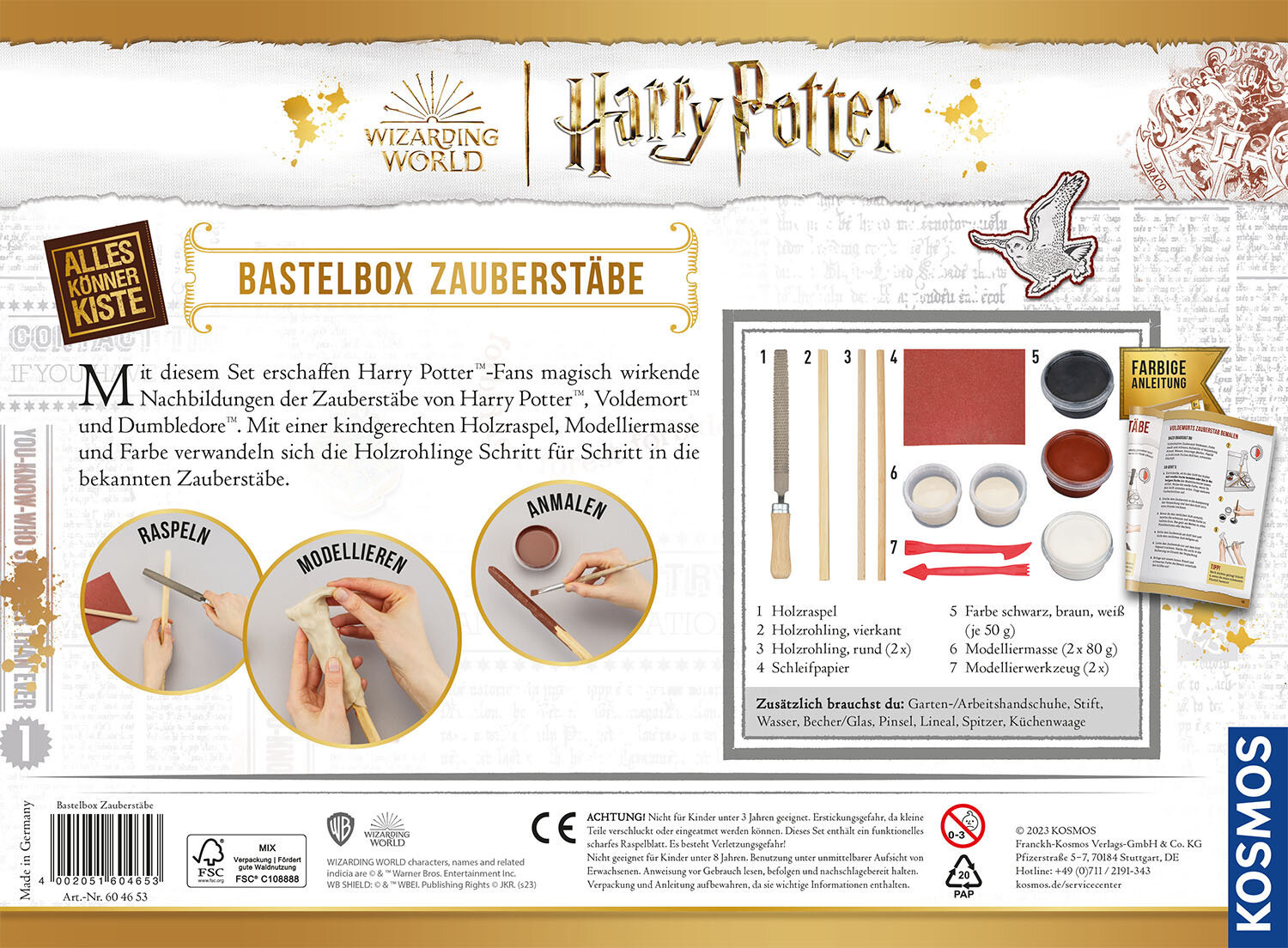 Bastelbox HARRY POTTER - ZAUBERSTÄBE