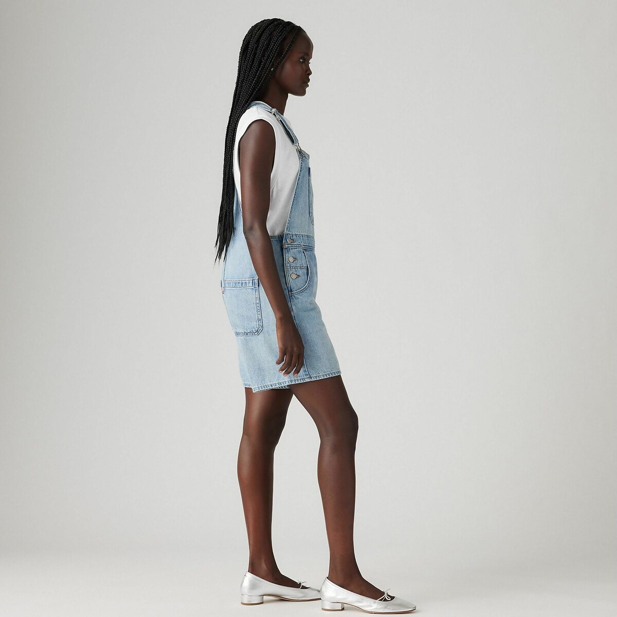 LEVI'S<br>Jardineiras largas