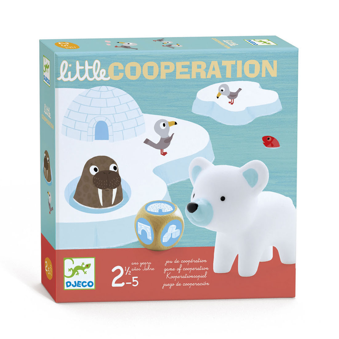 Djeco IJsdieren Leer Samenwerken Spel