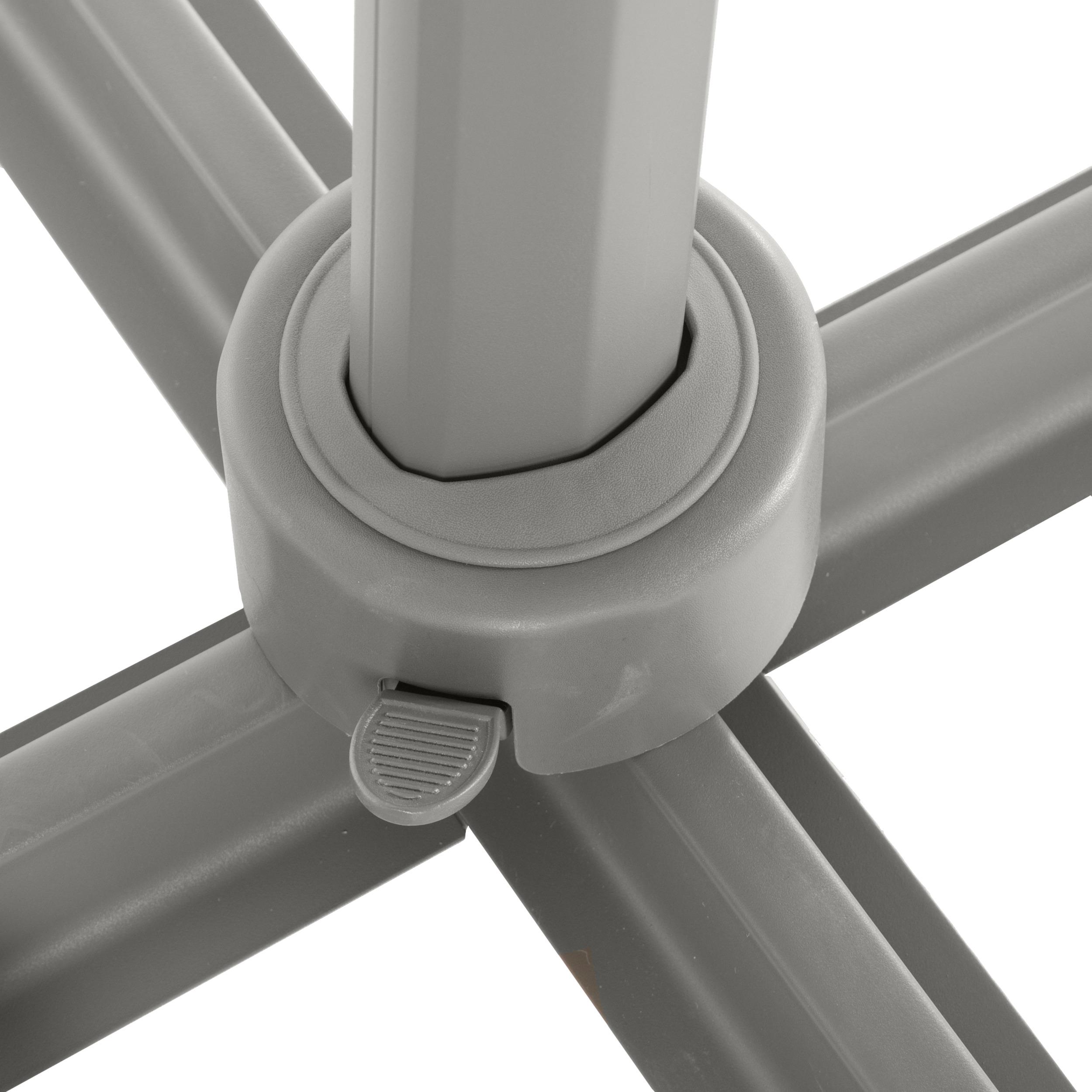 PARASOL DECENTRE ELEA 3X3M ARDOISE