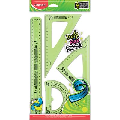 Maped Twist'n Flex - Kit de traçage flexible 4 pièces