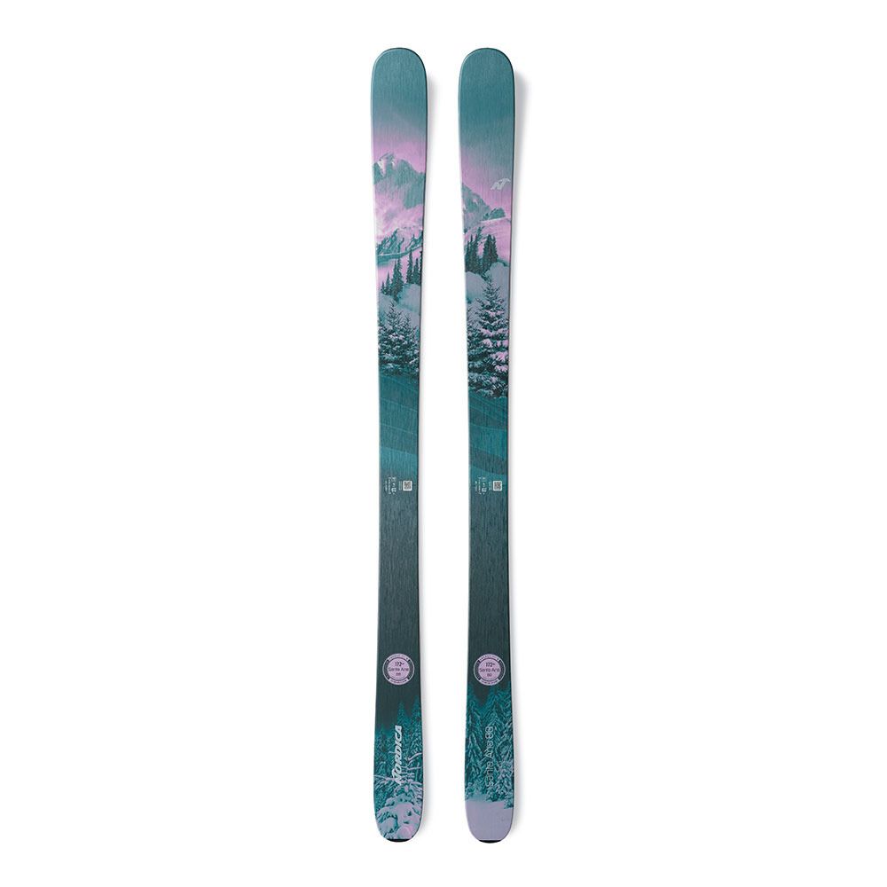 Nordica SANTA ANA 88 - Skis all-mountain Femme rose/vert metalligue