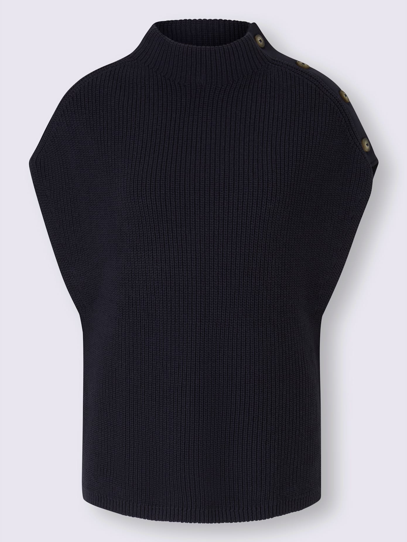 Débardeur en tricot col montant