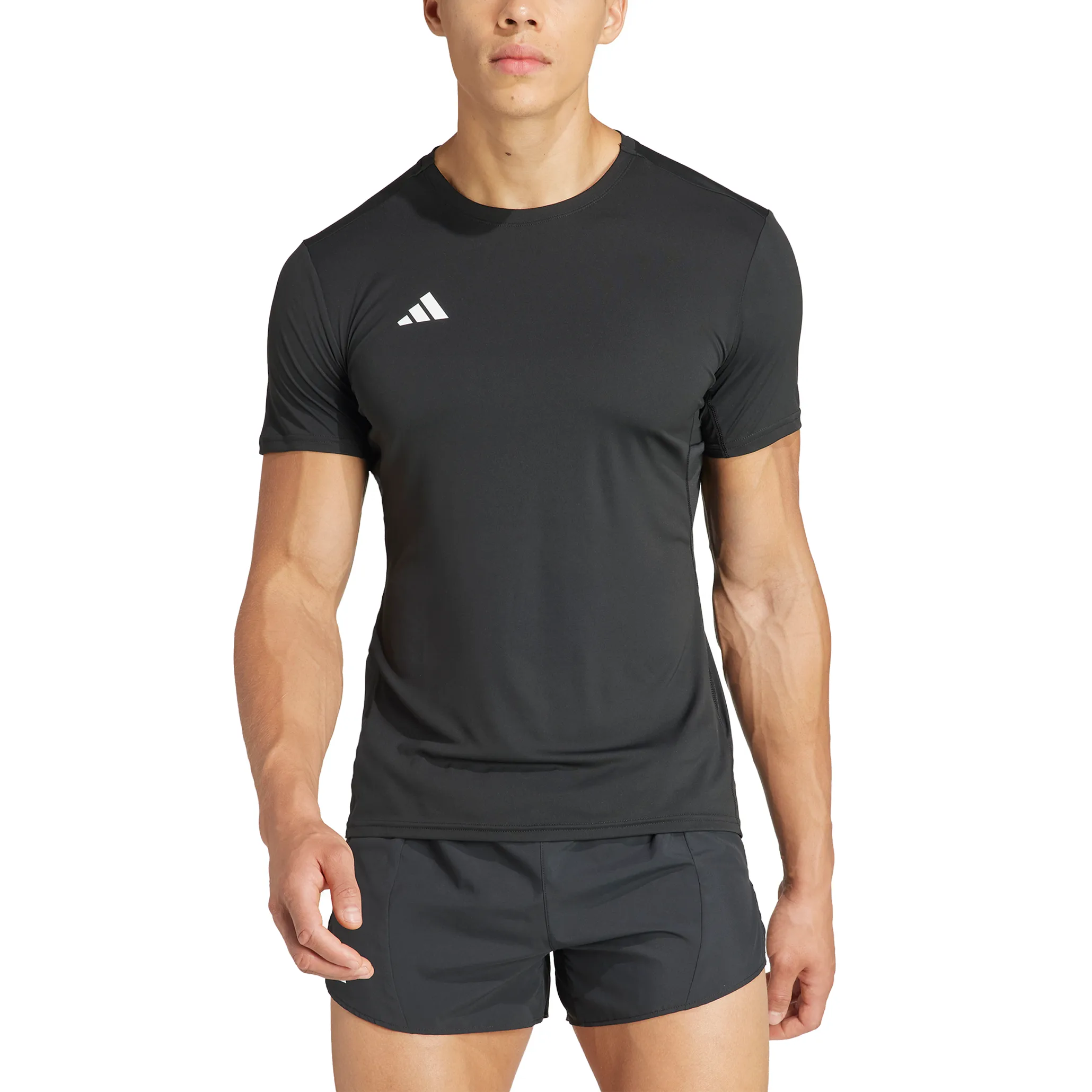 Adidas M Adizero E Tee Black Black