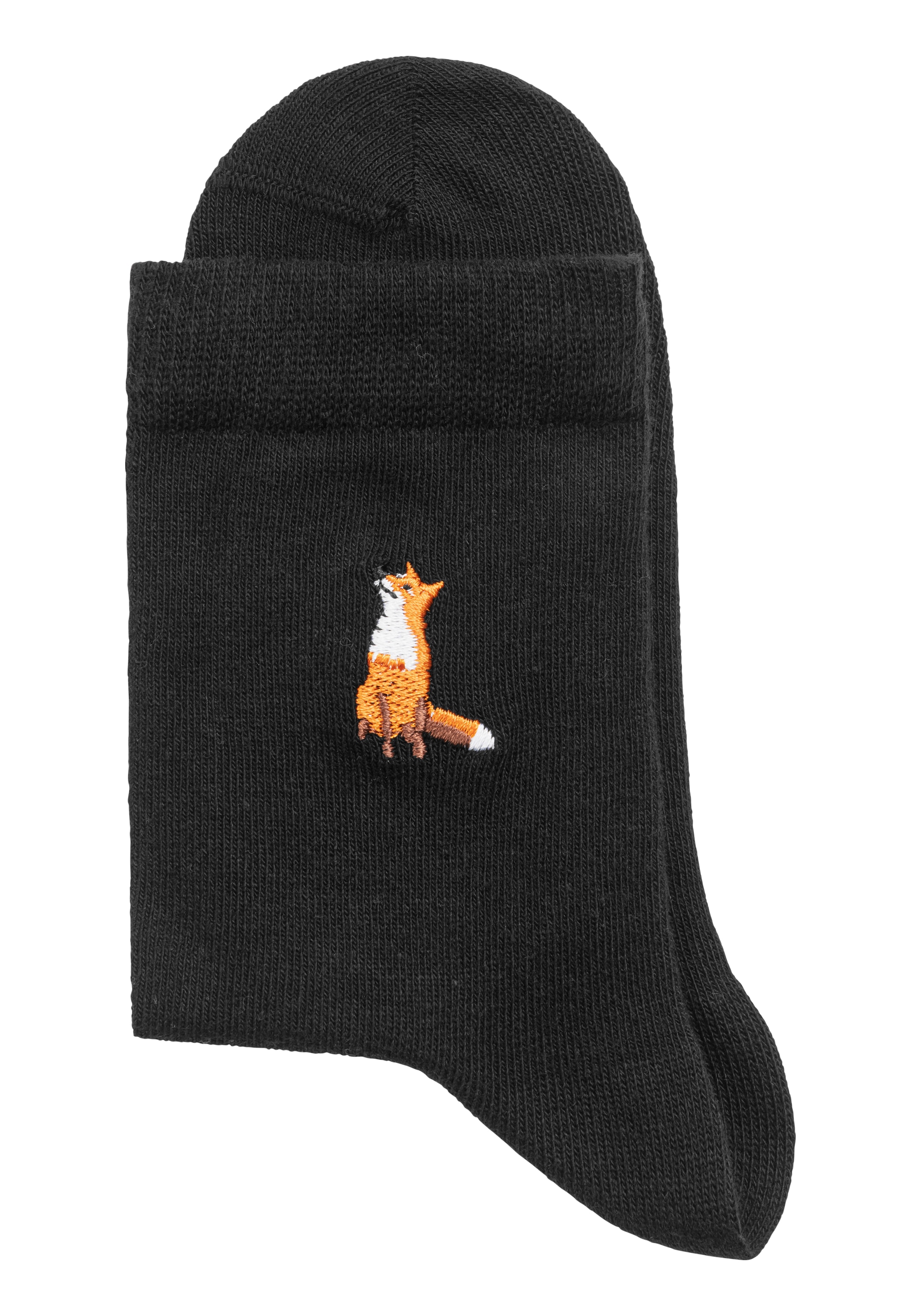 H.I.S Socken Packung, 5 Stk. tlg. mit hochwertiger Stickerei