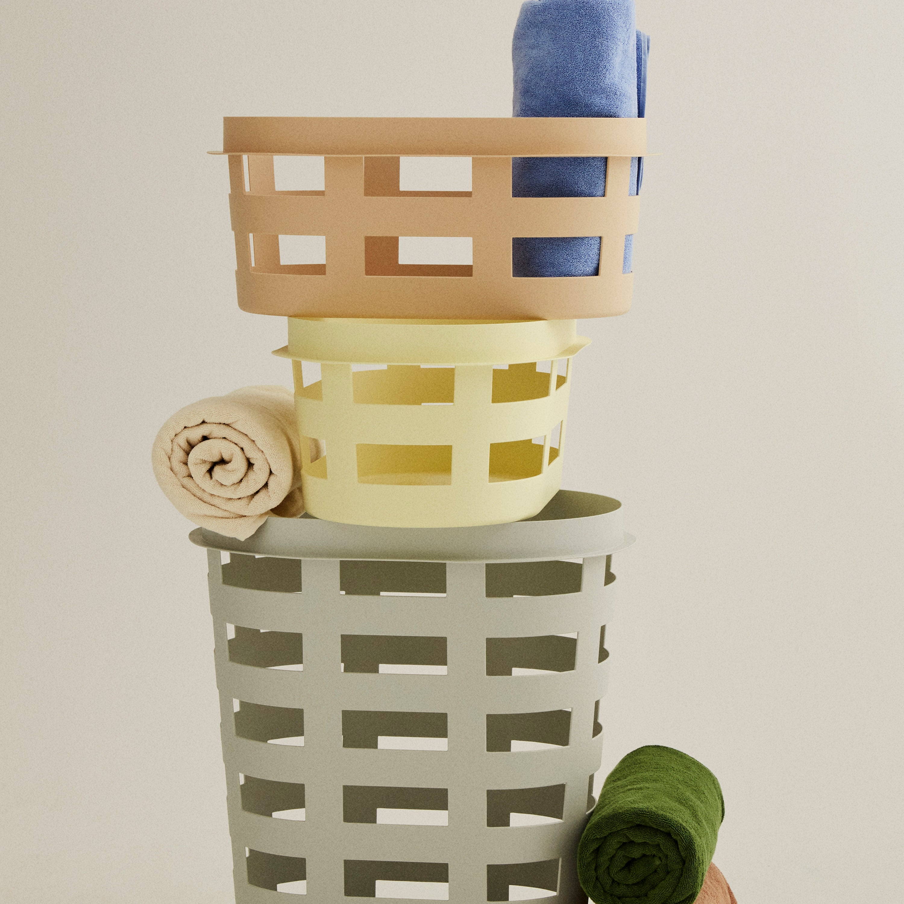 HAY Laundry Basket Wasmand S - Soft Yellow