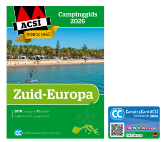 ACSI Campinggids Zuid-Europa 2026