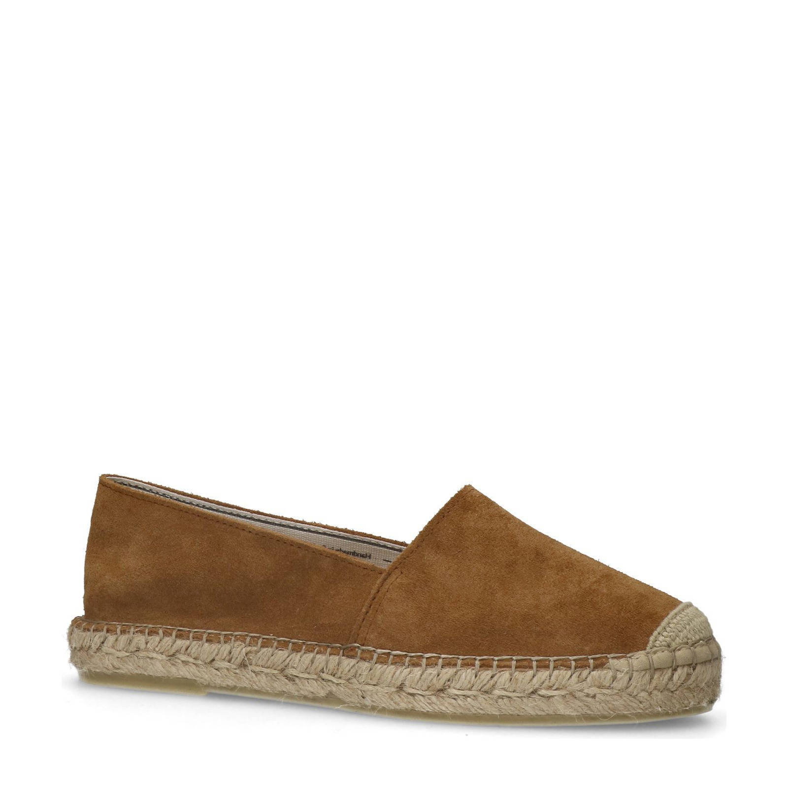 Manfield suède espadrilles cognac