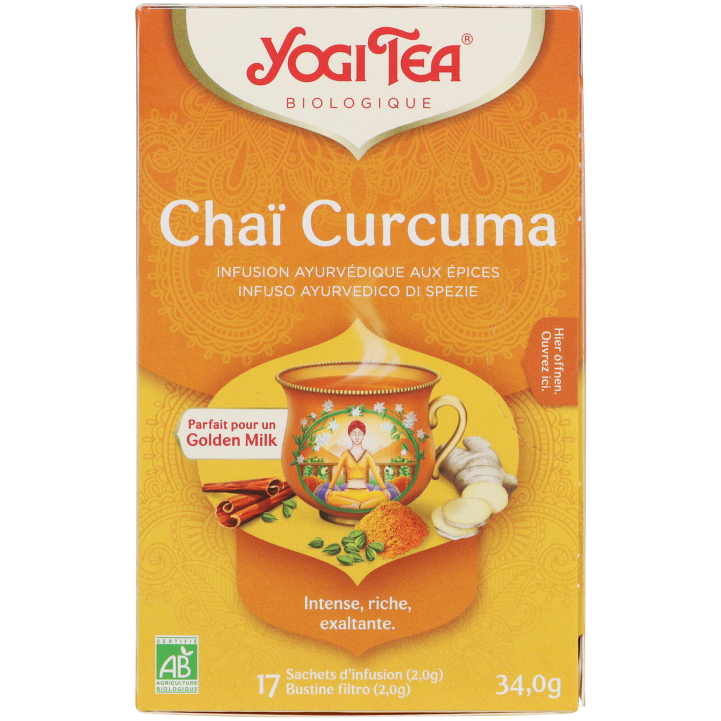 Yogi Tea Bio Kurkuma Chai 17 Beutel