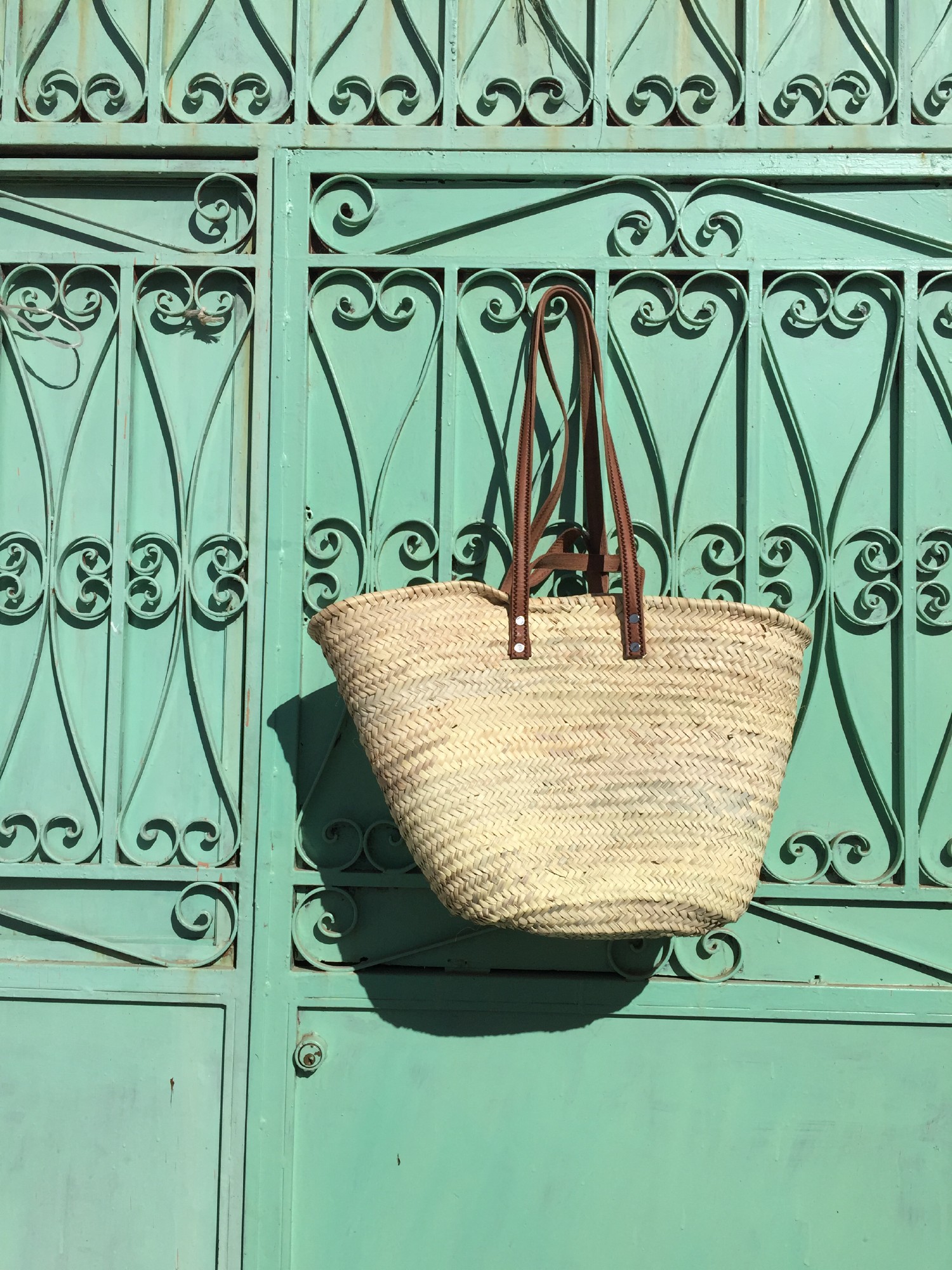 Strandtasche aus Palmgras S, B 43 cm, L 24 cm, H 25 cm günstig bestellen