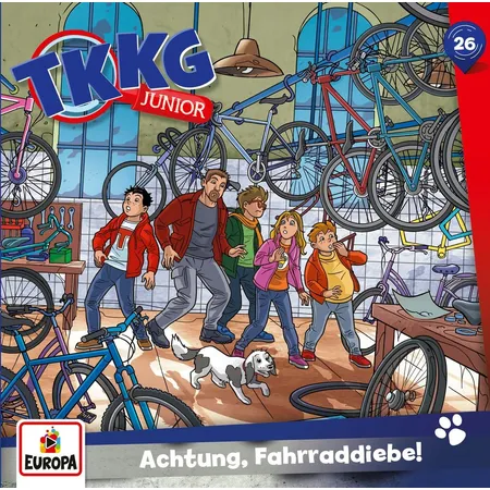 KOSMOS Hörspiel CD TKKG Junior 26 - Achtung, Fahrraddiebe!