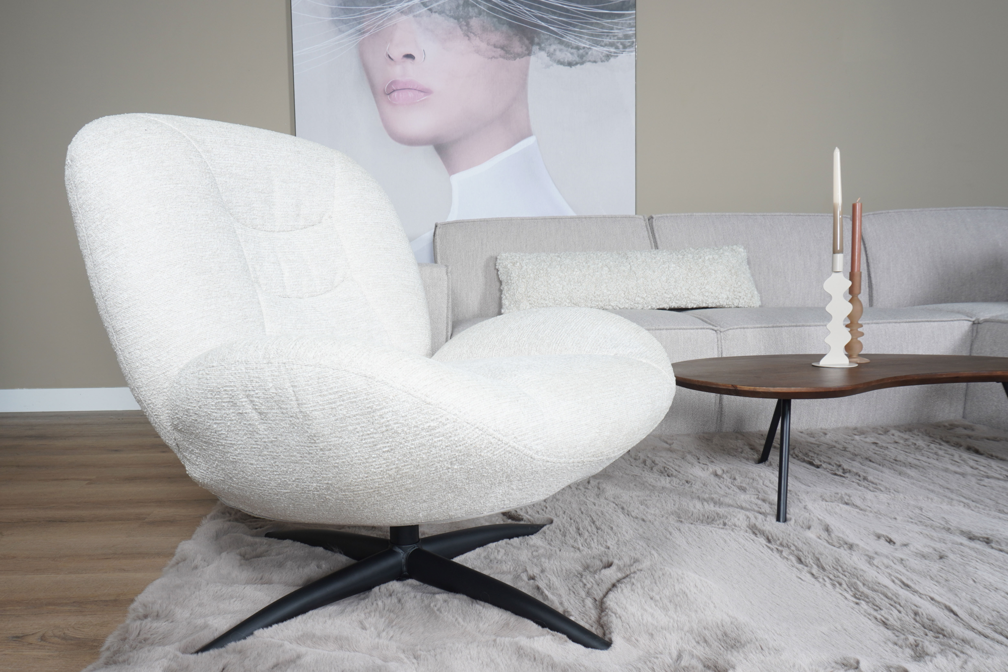 Fauteuil George Natural