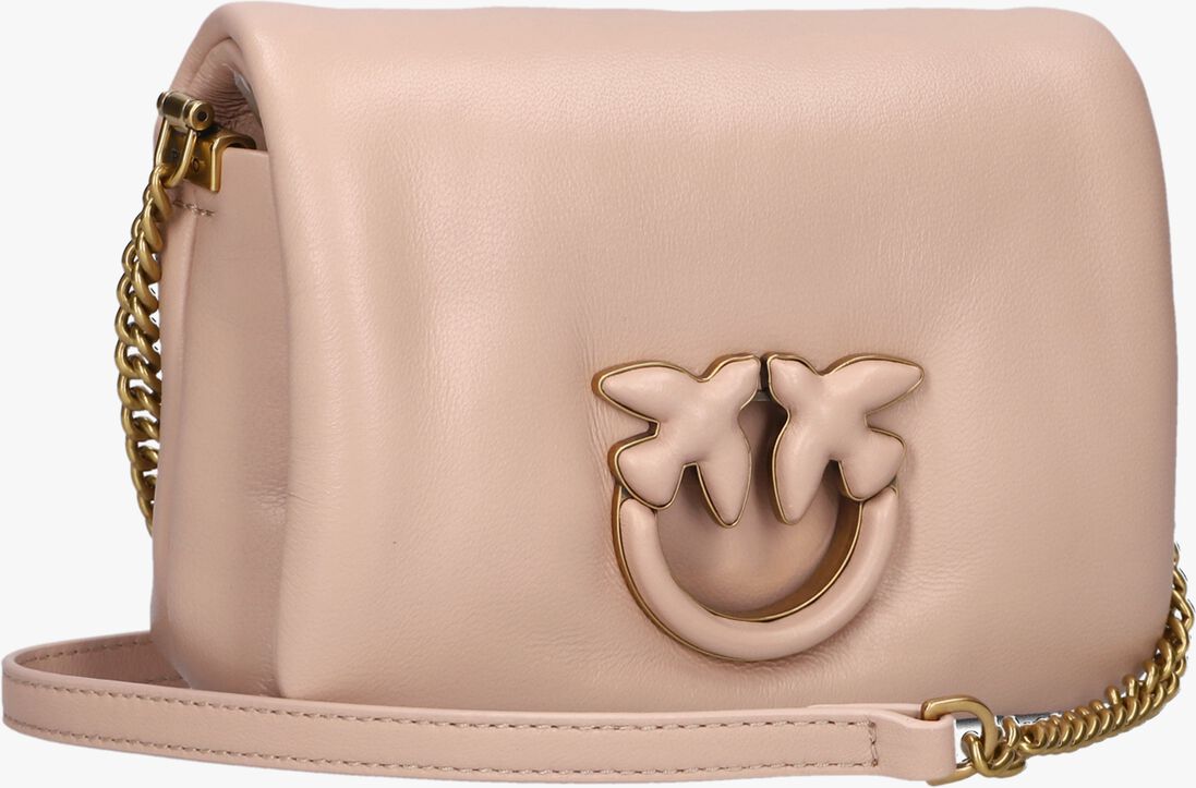 PINKO roze pinko schoudertas love click baby puff
