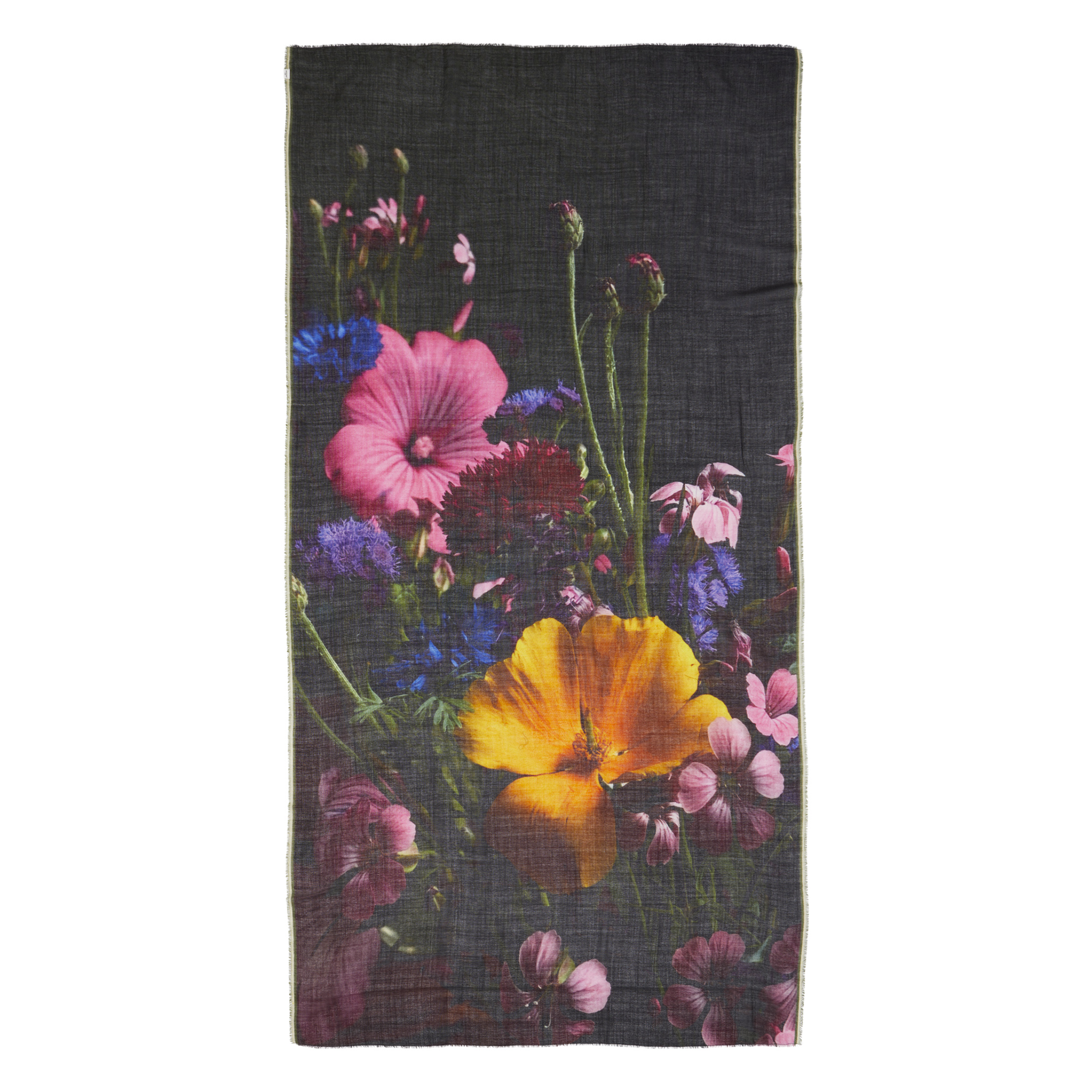 FLORIMA - Echarpe imprimée en laine | Multicolore