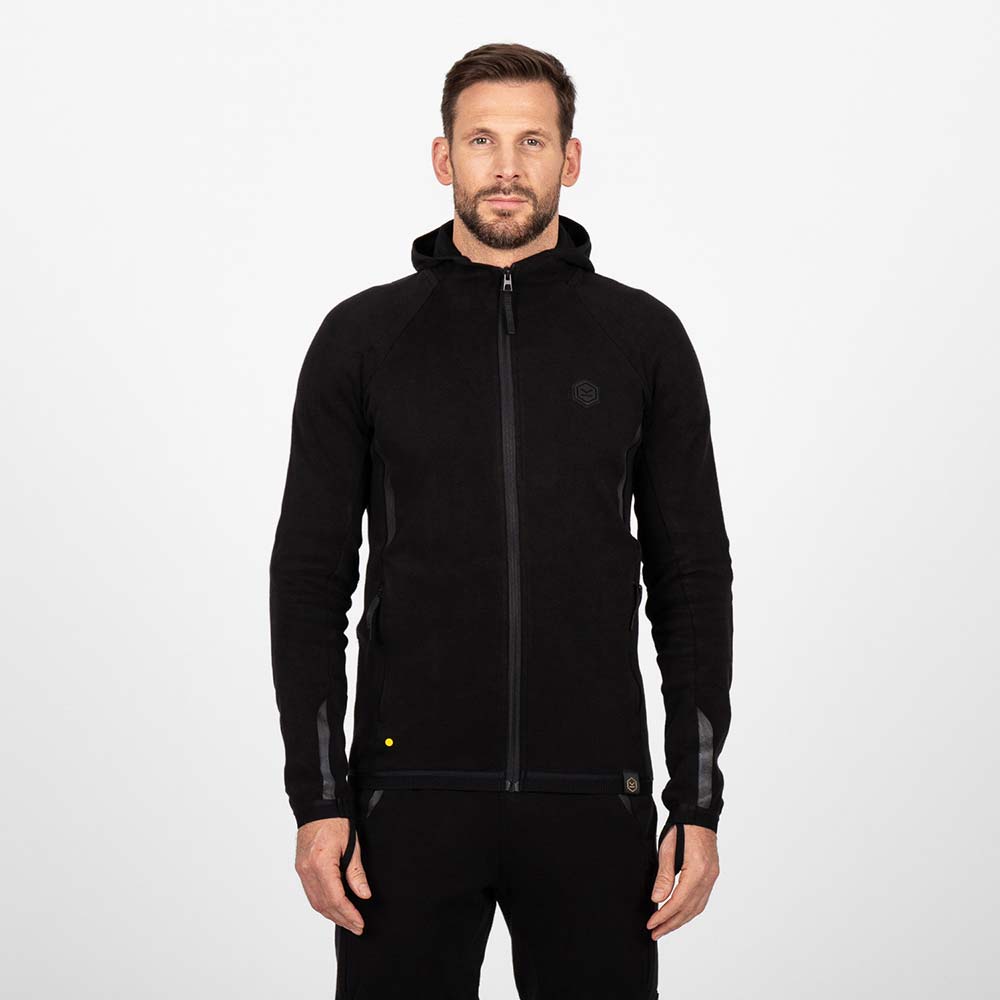 knox - Sweat zippé Shield Noir