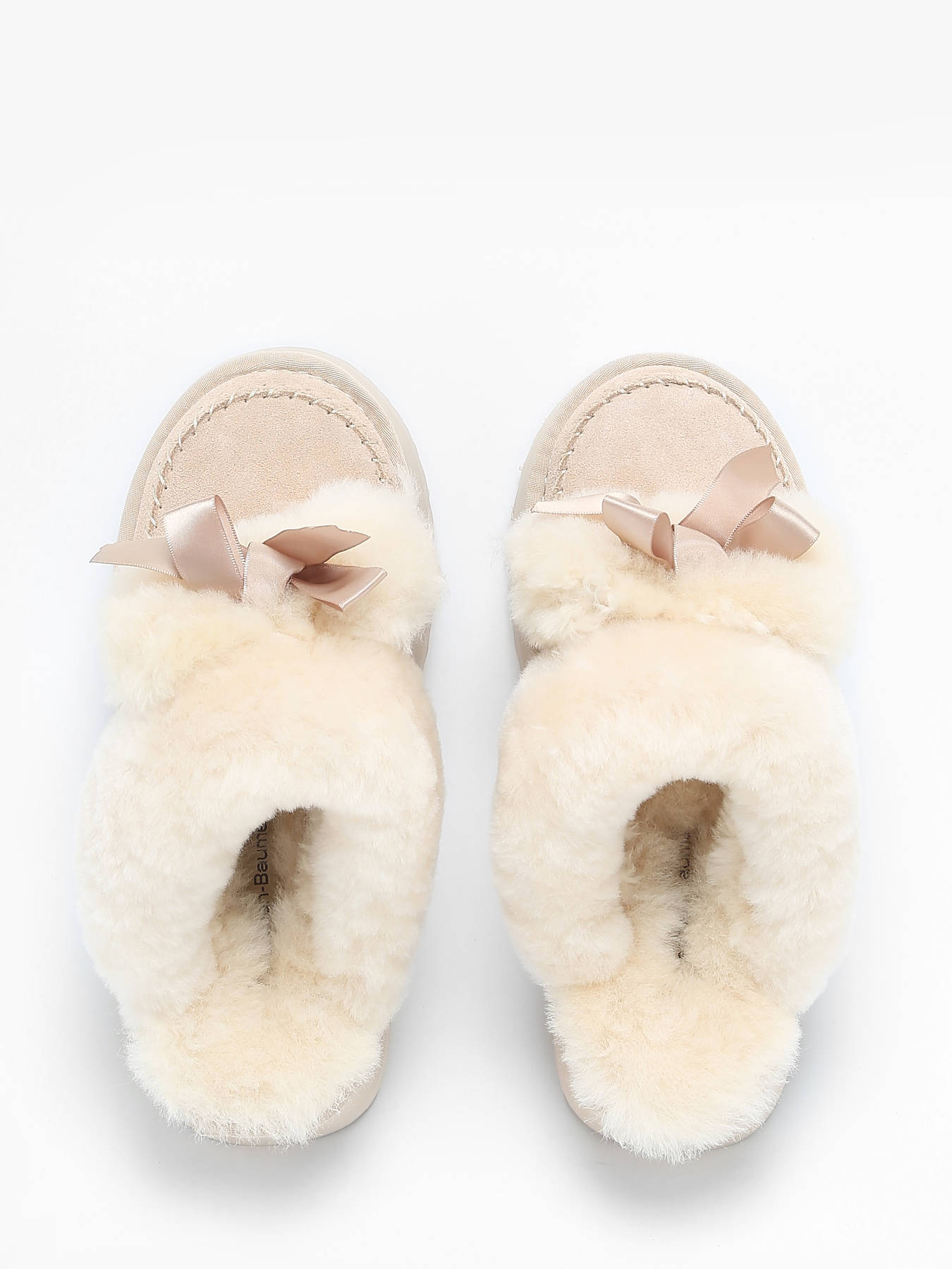 Chaussons en cuir NATHAN BAUME