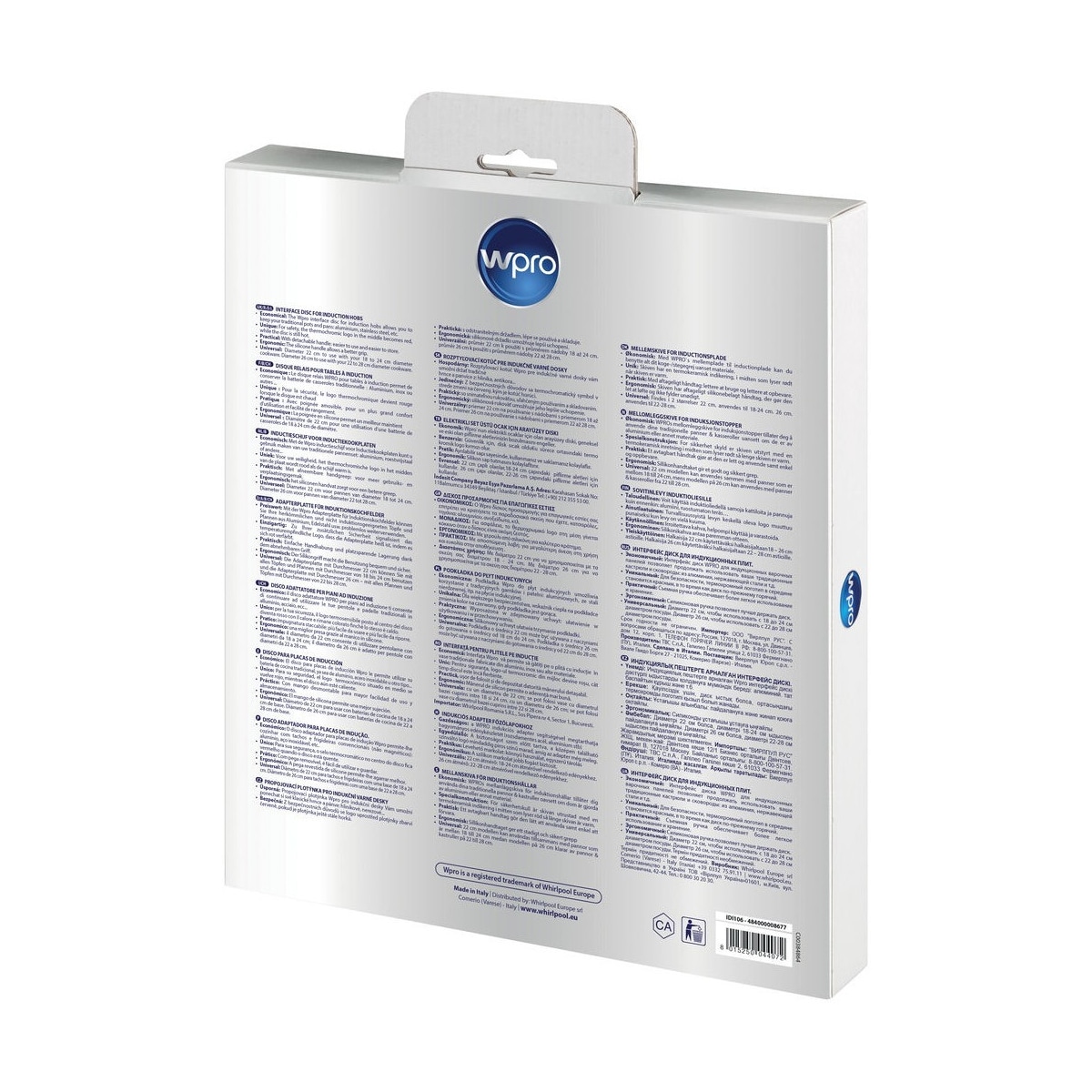 Wpro induksjonsadapter IDI106 (26 cm)