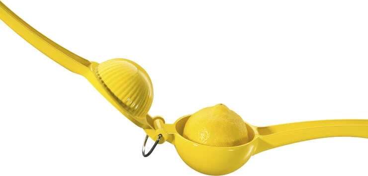 CILIO Citruspresser LIMONA Ø7cm, gul Gul