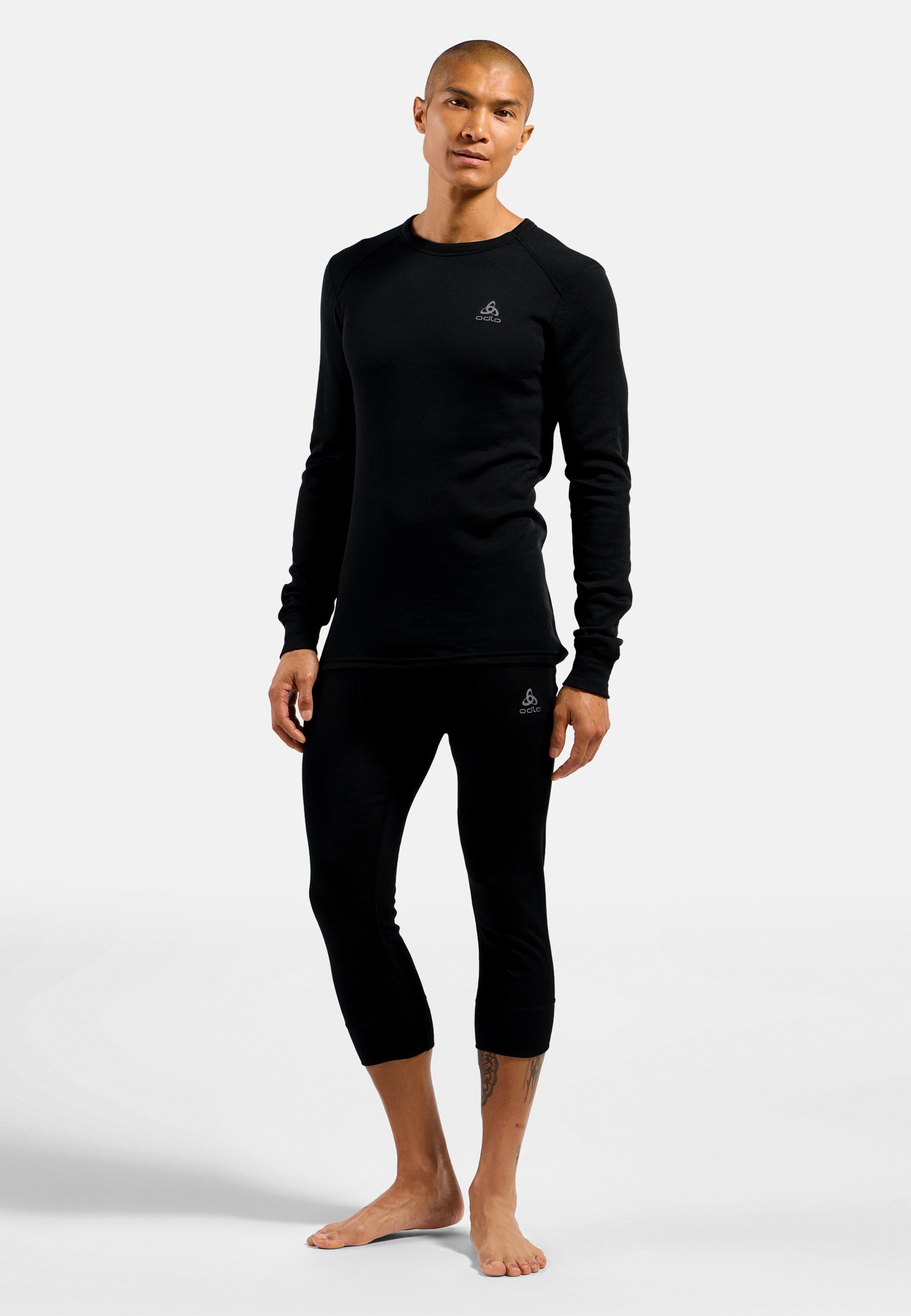 Active Warm Base Layer Langarmshirt in black